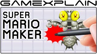 Super Mario Maker - Secret Mario Paint Fly Swatting Game! (Easter Eggs)