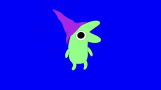 Glep dancing Smiling Friends blue/red screen