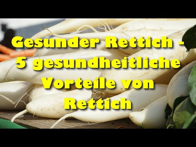 Video Pronunciation of Rettich in German