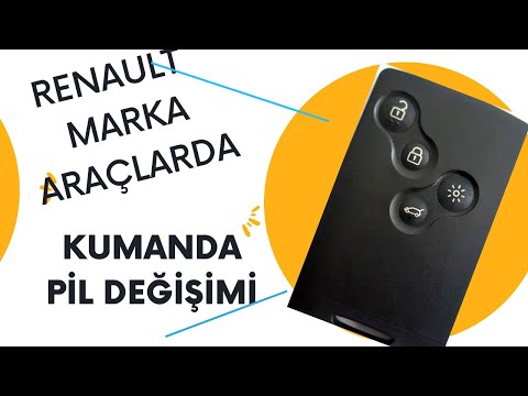 Renault Marka Araç Kumanda Pil Değişimi Nasıl Olur.?