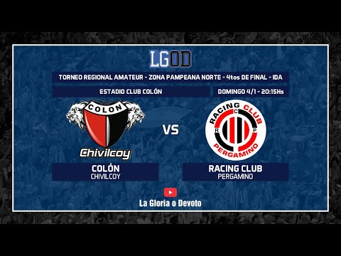 Colón (Chivilcoy) vs Racing Club (Pergamino) | Ida | 4tos de Final | ZPN | Torneo Regional Amateur