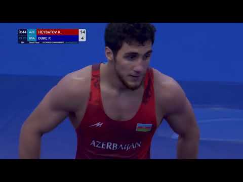 FS 70KG Semi Final | Kanan Heybatov (Aze) Vs Peter John Duke (Usa) | U23 World Championship 2025