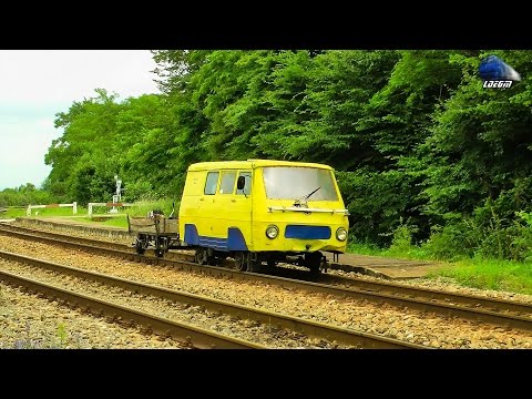 Drezina CFR Infrastructura Rail Vehicle - Rocar TV 14 in Jebuc - 18 June 2015