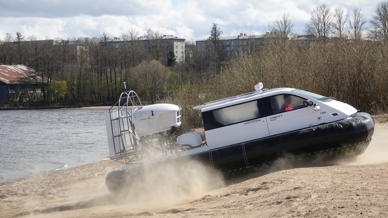 Recreational Personal Hovercraft Christy 5143 FC /Амфибийное судно на воздушной подушке Christy