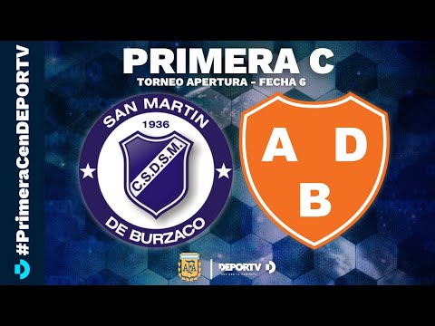 San Martín de Burzaco vs Berazategui - Fecha 6 - Primera C - #PrimeraCenDEPORTV