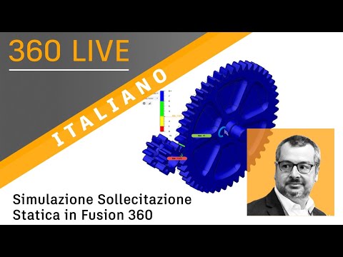 360 Live: 40 - Simulazione Sollecitazione Statica in Fusion 360