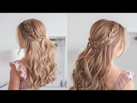 Half Up Half Down Braids