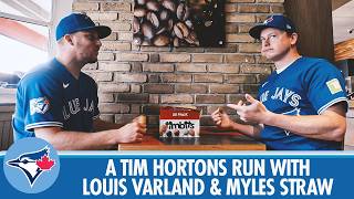 Louis Varland and Myles Straw do a coffee run at Tim Hortons!