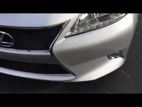 how to remove install grille front bumper on a 2013 2014 2015 lexus es 300