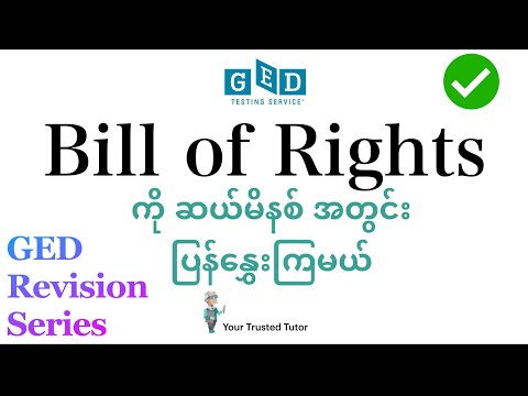 Bill of Rights | 10-min quick review for GED Social Studies exam