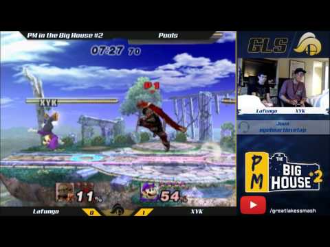 Project M in The Big House #2 Pools - Lafungo (Ganondorf) vs. XYK (Luigi)