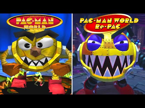 Pac-Man World Re-Pac - Final Boss Comparison (PS1 vs PS5)