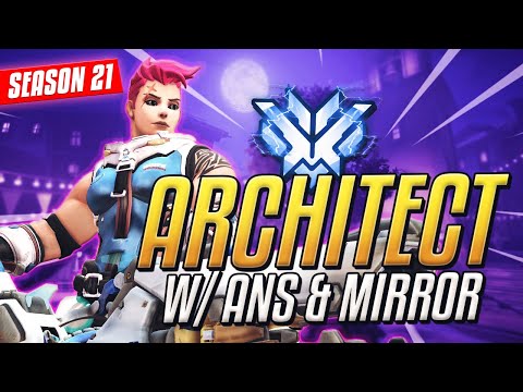 TOP 500 Zarya - Architect w/ ANS and Mirror [OVERWATCH SEASON 21]