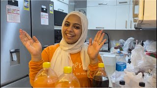 مشتريات الجواز للمطبخ????||رتبت التلاجه????♥️