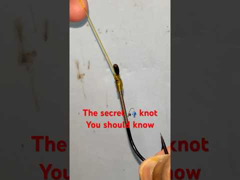 The Secret Fishing Knot I Invented (It's UNBREAKABLE! 🤯) #fishingknot #knot #shorts #fishingtips