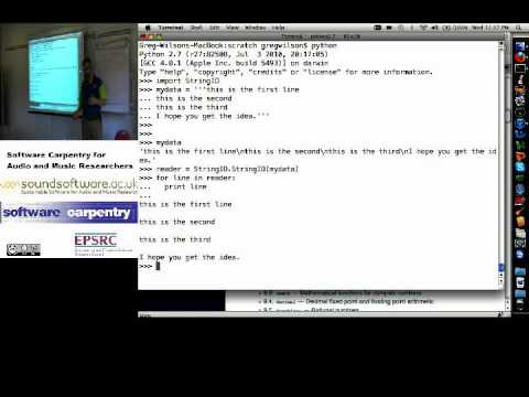 Important Python Libraries Part 2 Software Carpentry