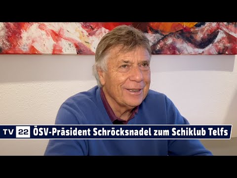ÖSV-Präsident Peter Schröcksnadel gratuliert dem Schiklub Telfs zum 90-jährigen Jubiläum