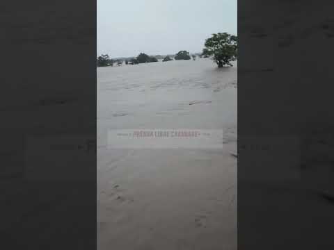 Desbordamiento del río Tocaría inundó la vereda El Pretexto de #Nunchía