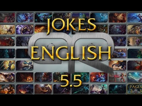 LoL Voices - Champions jokes - English [Patch 5.5]