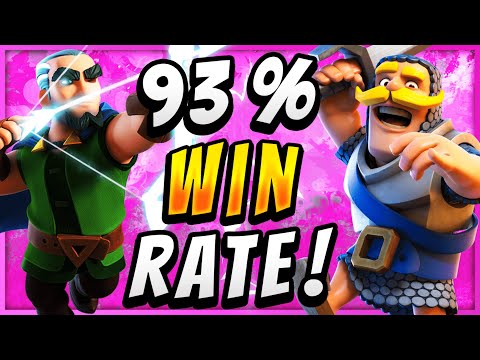 93% WIN RATE! NEW #1 MAGIC ARCHER DECK in CLASH ROYALE!
