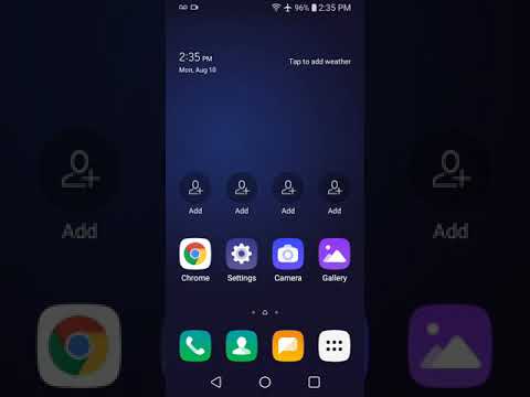LG K40 Easy Mode