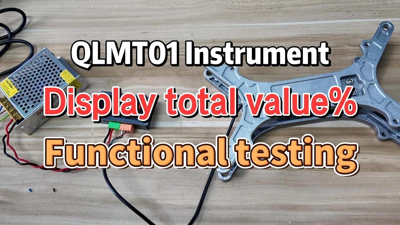 QLMT-01 Load Cell Indicator + Weighing Module Product Demonstration