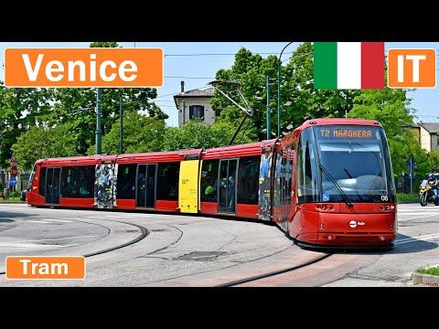 🇮🇹 VENICE-MESTRE TRANSLOHR 2023 | Rete tranviaria di Venezia-Mestre【4K】