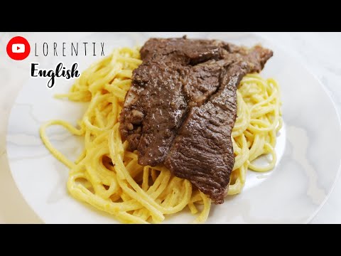 Pasta with Peruvian Huancaina sauce I Lorentix