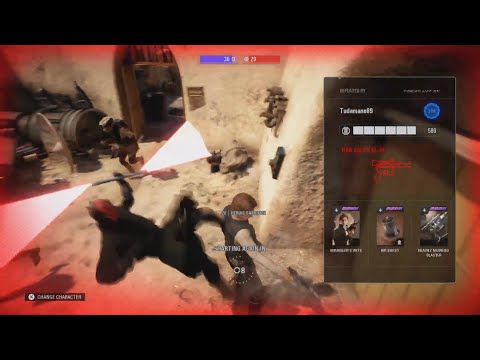 Toxic Han gets farmed for XP | Battlefront 2 Toxic HvV gameplay