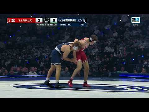 165 lbs: Nebraska's LJ Araujo vs. Penn State's Mitchell Mesenbrink | Penn State Wrestling