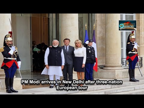 PM Modi arrives in New Delhi after three nation European tour