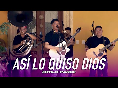 Así Lo Quiso Dios - luis R Conriquez Eslabón Armado - Estilo Parce En Vivo Cover