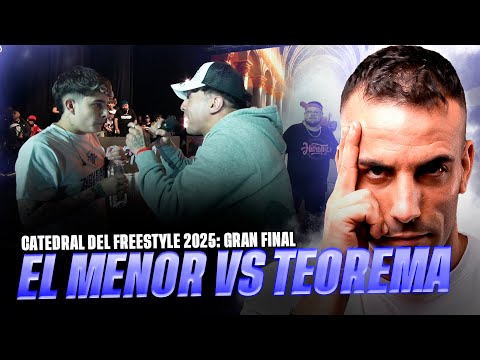 EL MENOR VS TEOREMA: LOS MEJORES DEL MUNDO *TEOREMA VS EL MENOR* #CATEDRALDELFREE FINAL Reacción