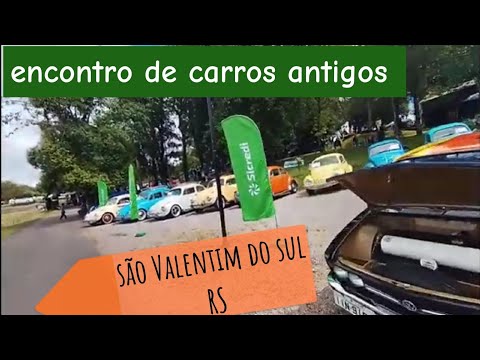São Valentim do sul recebe carros antigos 