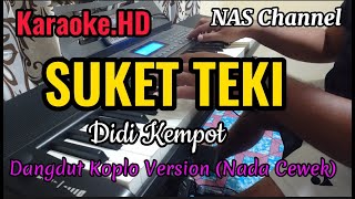 Download lagu SUKET TEKI - DIDI KEMPOT - KARAOKE.HD - DANGDUT KOPLO VERSION (NADA CEWEK) // NAS Channel mp3