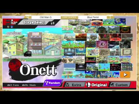 Sm4sh: StP4 - Blue Persil (Sonic) Vs Old Man G (C. Falcon), Losers Quarters