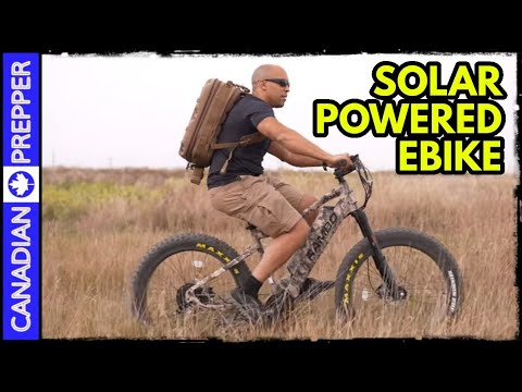 THE BEST WAY to Charge Your E-Bike With a Solar Panel / Powerfilm