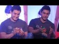 Watch Aamir Khan Solving Rubix Cube | Amazing Speed