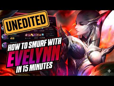 15 Minutes Of Proper Evelynn Jungle Gameplay