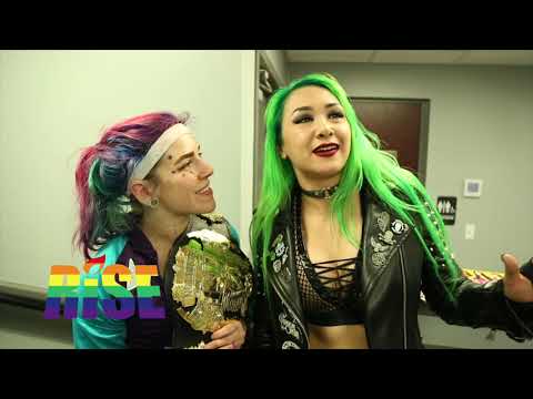 Backstage with Delilah and Shotzi from RISE  - ASCENT, Episode 4 - Sensation vs. Virtuosa