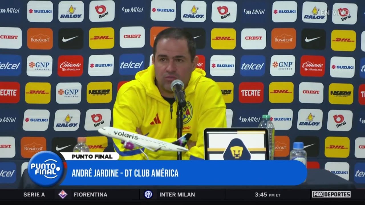 👀🦅 PUMAS 1-0 AMÉRICA, "estamos reconstruyendo", se justifica ANDRÉ JARDINE | Punto Final