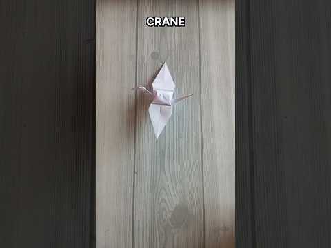 CRANE TUTORIAL ORIGAMI| HOW TO MAKE A PAPER CRANE CRAFT| STEP BY STEP FOLDING| ARTWORK