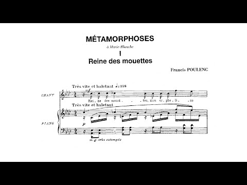Francis Poulenc - Métamorphoses [With score]