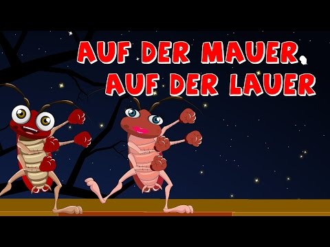 Auf der Mauer auf der Lauer | Kinderlieder deutch | German nursery rhymes
