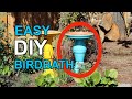 The Best 16 Easy Diy Diy Birdbath