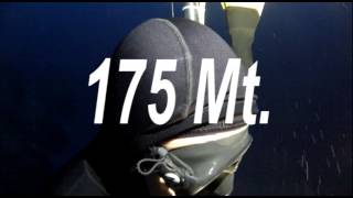 Andrea Zuccari - 175 mt No Limits Record Italiano