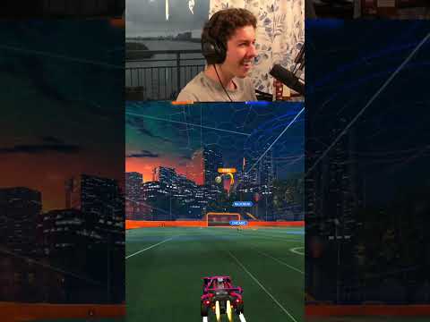 DOUBLE PSYCHO GOAL IN PRO LOBBY??? #shorts #rocketleague