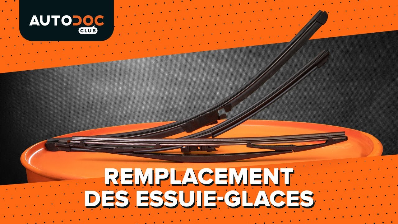 Comment changer : essuie-glaces sur une voiture