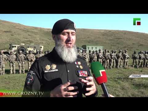 В Грозном прошли военные учения полка им. А.-Х. Кадырова.
