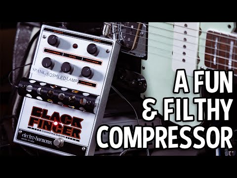 Electro-Harmonix Black Finger Optical Tube Compressor 2009 - 2019 - Silver Comp image 10